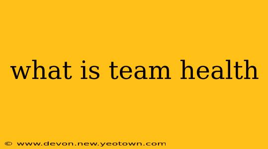 what is team health
