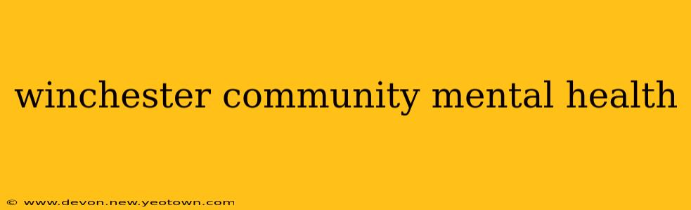 winchester community mental health