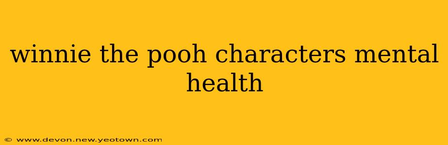 winnie the pooh characters mental health