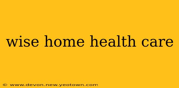 wise home health care