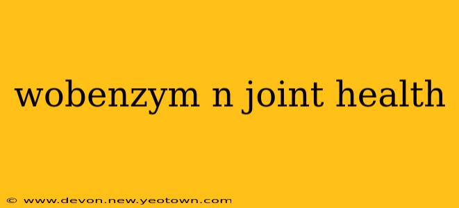 wobenzym n joint health