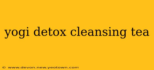 yogi detox cleansing tea