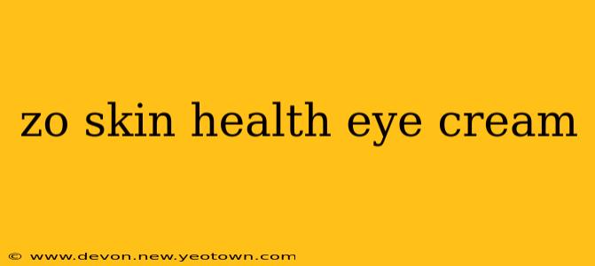 zo skin health eye cream
