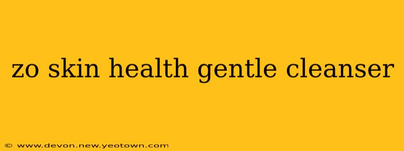 zo skin health gentle cleanser